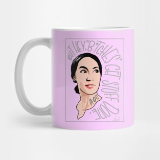 AOC Bitches get stuff done Mug